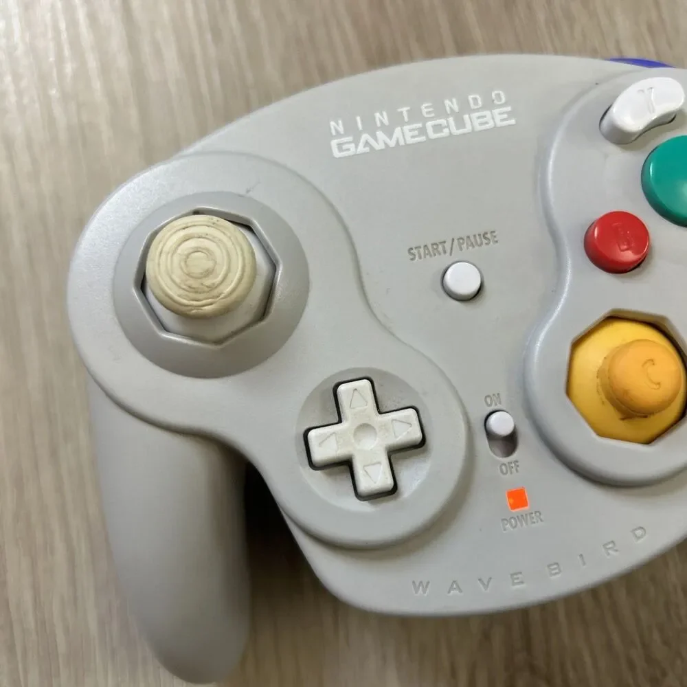 Nintendo Gamecube Wavebird Wireless Controller Gray No Receiver or Back Cover
